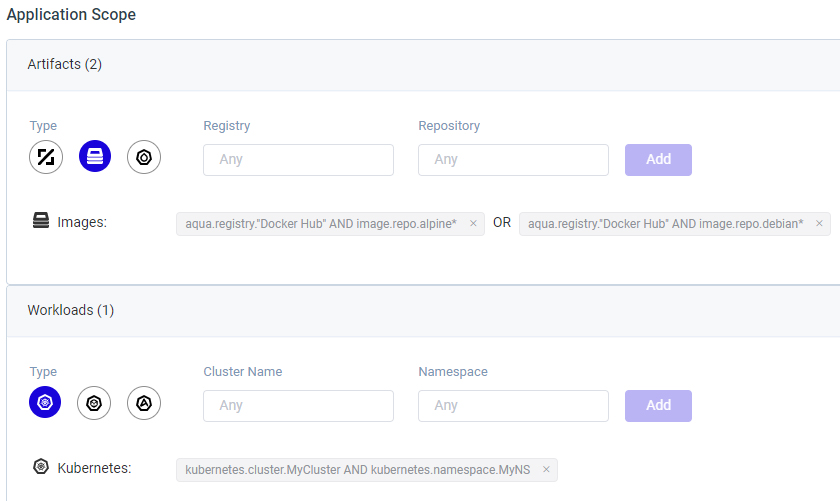 Prioritize business-critical applications by repository name, registry, cluster or namespace